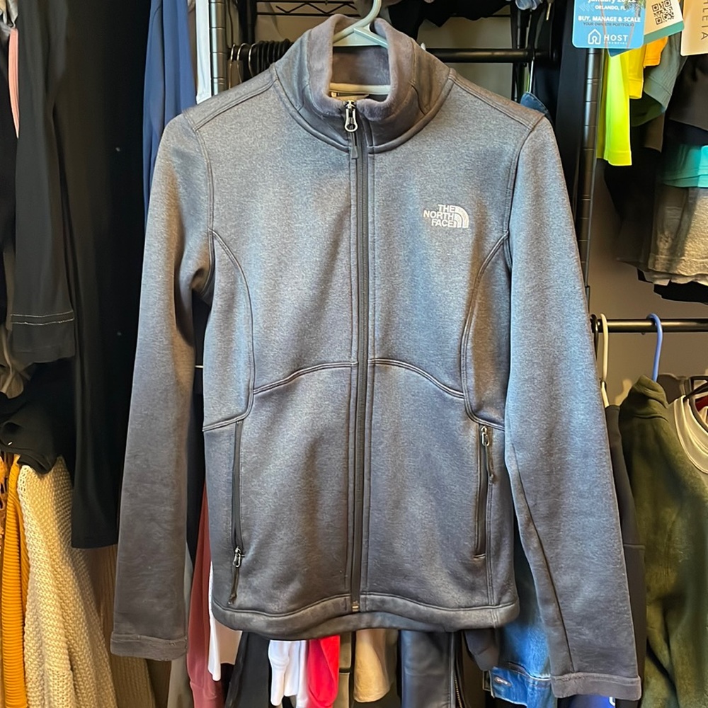 Never work North Face zip up jacket